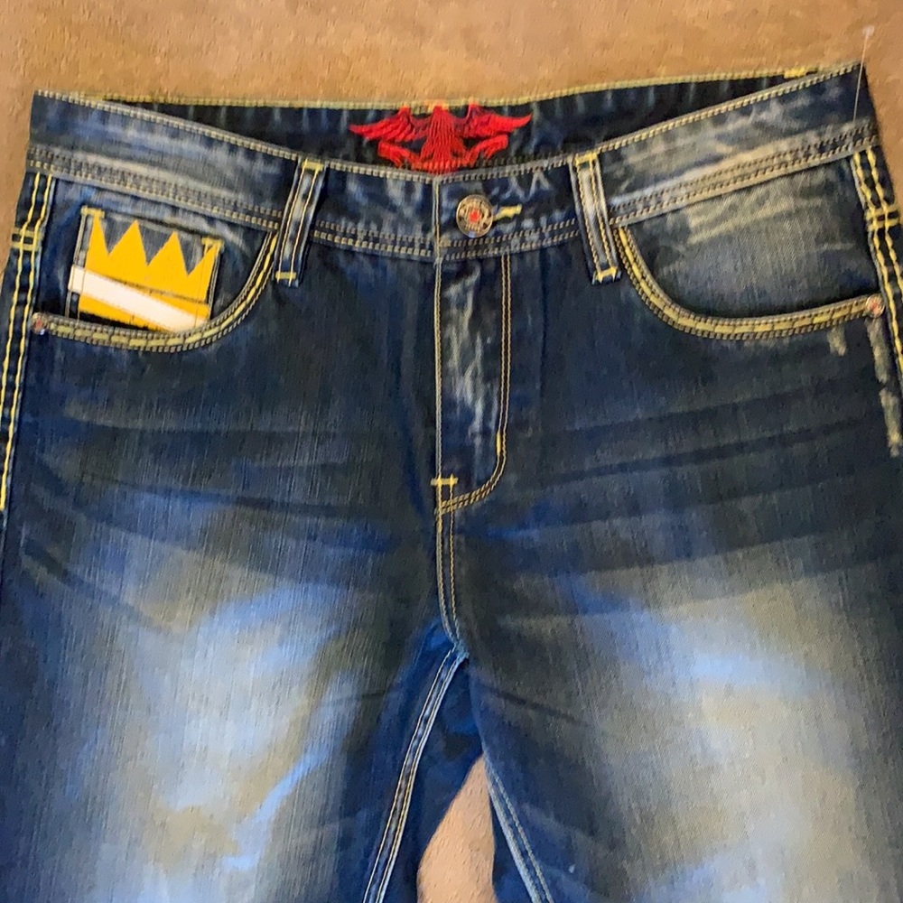 *BO JEANSS FASHION WEAR SZ. 34/14 ,30 inseam